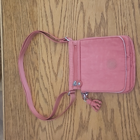 Kipling Eldorado Classic Crossbody Bag in dusty rose pink - Picture 1 of 13